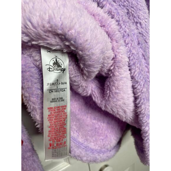 NEW Disney The Little Mermaid Ariel Purple Fuzzy Spirit Jersey Top Size Small - Picture 8 of 8